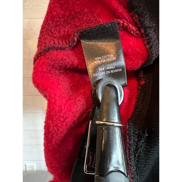 Torrid red/black buffalo plaid sweatshirt women's size 2(2X) - Picture 5 of 7